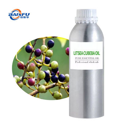 Litsea Cubeba น้ํามันพืชธรรมชาติ CAS 68855 99 2 สําหรับรสชาติทางเคมีประจําวัน