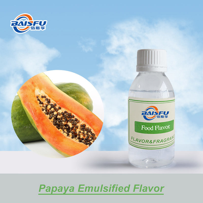 Food Grade Papaya Emulsifying Essence for Food and Beverage Water Soluble High Temperature Resistance