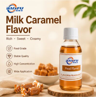 Premium Milk Caramel Flavor for Milky Toffee Creamy Candy and Soft Caramel Chew