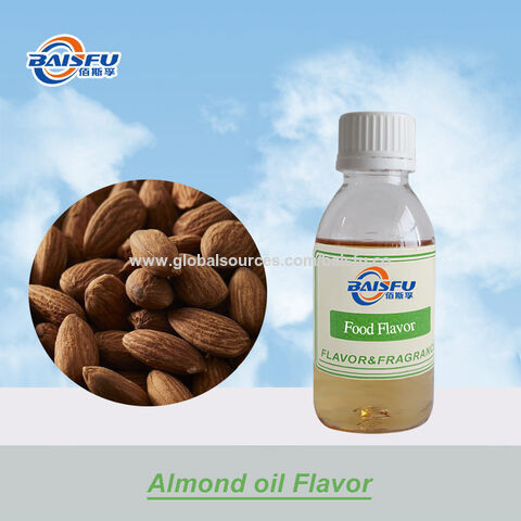Shaanxi Baisfu herbal plant extract Light Yellow Liquid Almond oil CAS NO.: 8007-69-0 Food Grade