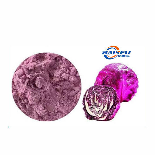 Baisfu Red Purple Powder Hot Selling High Quality Hot Sale Dehydrated Vegetable Purple Cabbage Part Used Root