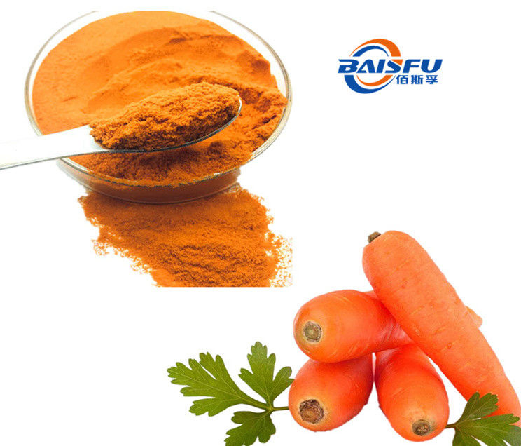 Baisfu Orange Red Fine Powder Hot Sell High Quality Carrot Extract Beta Carotene Food Color CAS No.: 7235-40-7