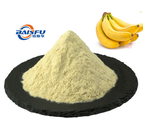 Baisfu Light Yellow Powder High Quality 100% Natural Organic Banana Fruit Powder Detection Method HPLC