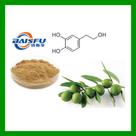 Baisfu Brown Powder High Quality Hydroxytyrosol, Hot Sell 98% Hydroxytyrosol, CAS. 10597-60-1
