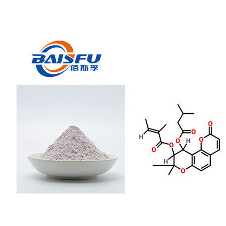 Baisfu ISO White Powder Manufacturer Supply Natural Organic Praeruptorin E 98% Praeruptorin E CAS NO.78478-28-1
