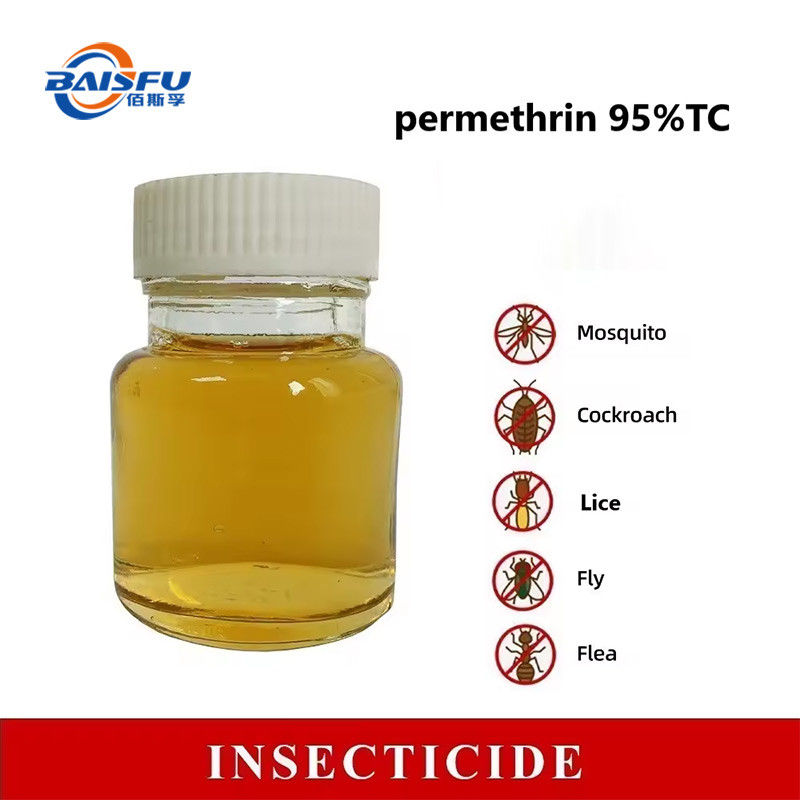 Baisifu Professional Supply Pyrethrum Extract Pyrethrum Water-Soluble Pyrethrins 50% CAS 8003-34-7 Yellow Liquid For Biocide