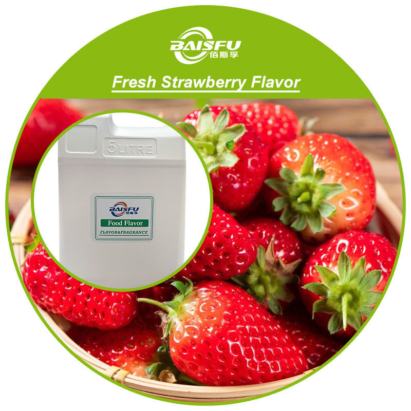 High Concentration Strawberry Fruit Flavor Strawberry Flavor Bulk Food Fla