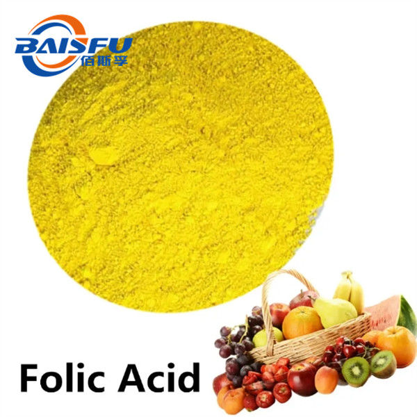 The BAISFU Factory Directly Supplies High Quality Folic Acid For Agricultural Use In Medicine CAS: 59-30-3