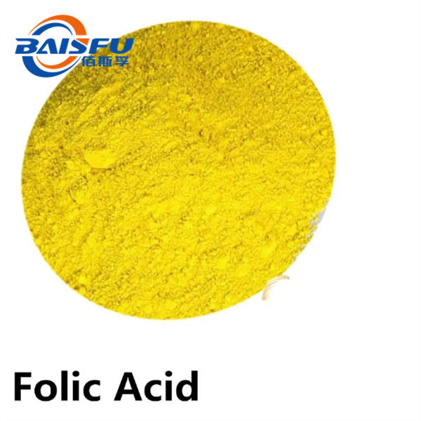 The BAISFU Factory Directly Supplies High Quality Folic Acid For Agricultural Use In Medicine CAS: 59-30-3