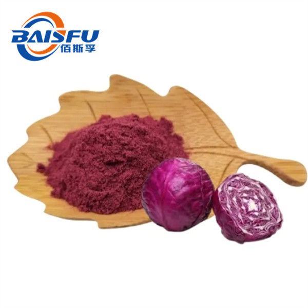 100% Natural Red Cabbage Powder for Cold Temperature Storage CAS No. 90045-23-1