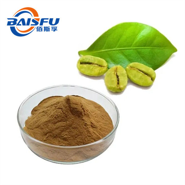 98% Spec Natural Green Coffee Bean Extract Storing In Cold Temperature With No Light