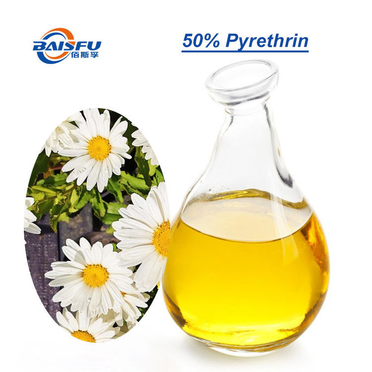 Baisifu Supply Water-Soluble Pyrethrins 50% Cas 8003-34-7 Yellow Liquid