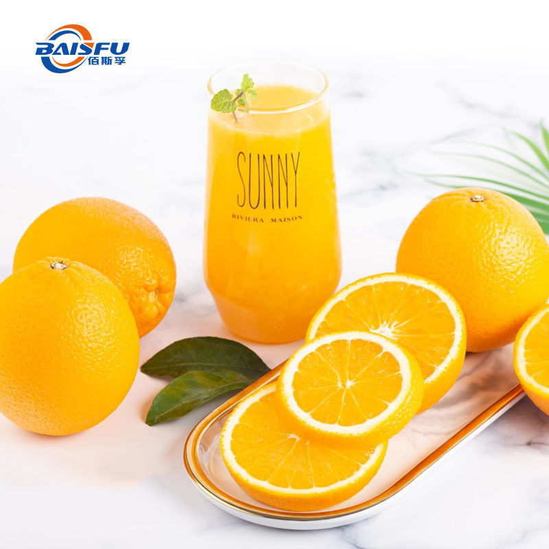 Sweet Orange Flavor Light Yellow Transparent Water Soluble Liquid Food Grade