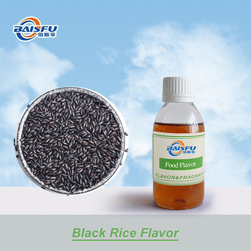 Baisfu Supply High Concentrated Black Rice Flavor Heat Stable For Bakery Pastry
