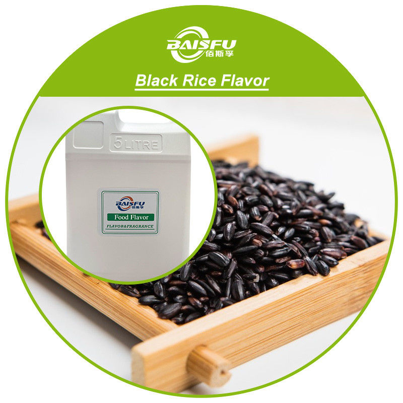 Baisfu Supply High Concentrated Black Rice Flavor Heat Stable For Bakery Pastry