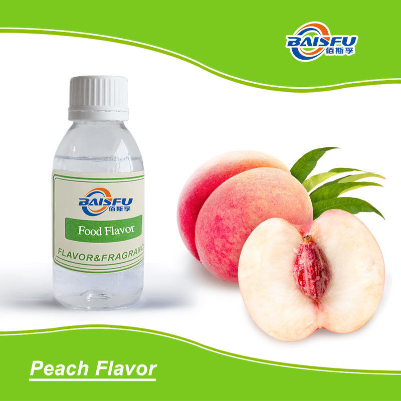 Food Grade Peach-Flavors for Juice / Beverage / Dairy Product Baisfu Supply Dry Place Storage