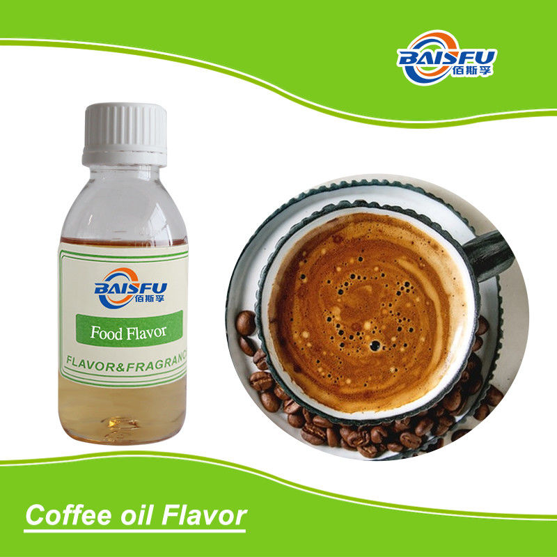 Strong Taste Coffee Oil Flavor Aroma Baisfu Supply Food Grade Additive for Juice / Beverage / Dairy Product