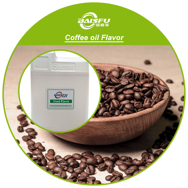 Strong Taste Coffee Oil Flavor Aroma Baisfu Supply Food Grade Additive for Juice / Beverage / Dairy Product