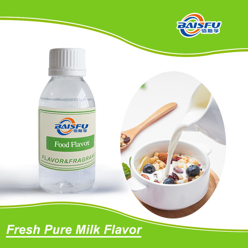 Food Grade Additive Fresh Pure Milk Flavors for Baisfu Supply ISO22000 and ISO9001 Certified