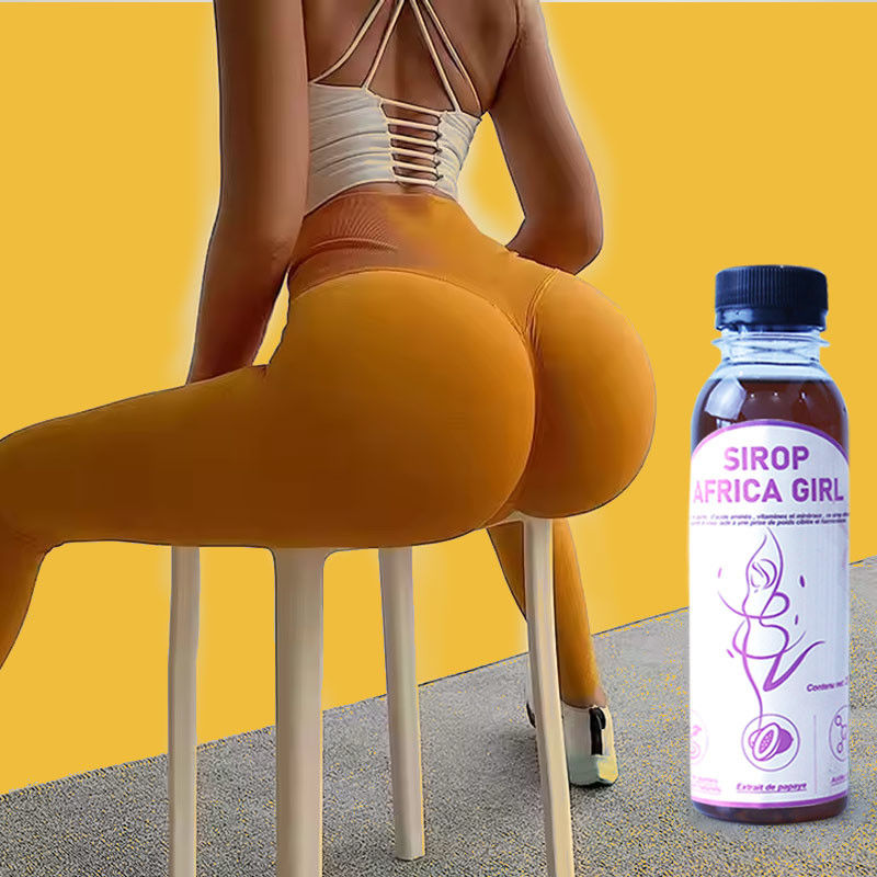 Private Label 200ml Brown Organic Syrup ODM Haccp Butt Chest Perfect Curve Booster For Adult Weight Gain And Curves