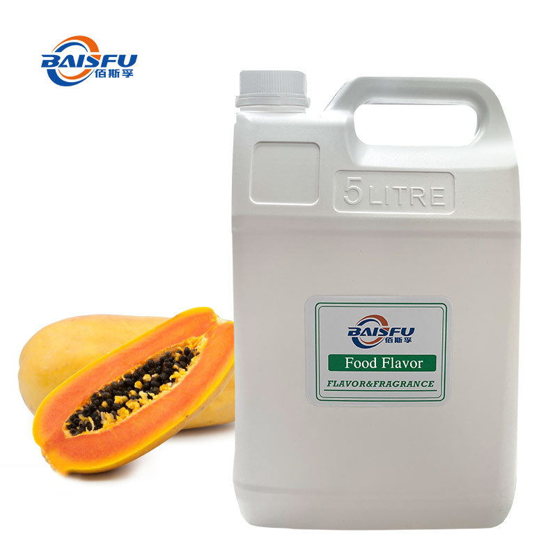 Food Grade Papaya Emulsifying Essence for Food and Beverage Water Soluble High Temperature Resistance
