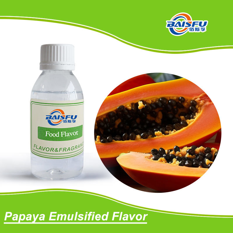 Food Grade Papaya Emulsifying Essence for Food and Beverage Water Soluble High Temperature Resistance