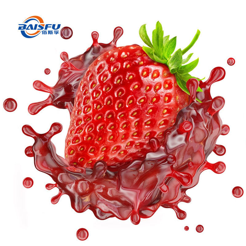 Natural Strawberry Flavor Powder - Water-Soluble Food Grade Flavoring for Beverages, Confectionery, Baking & Dairy