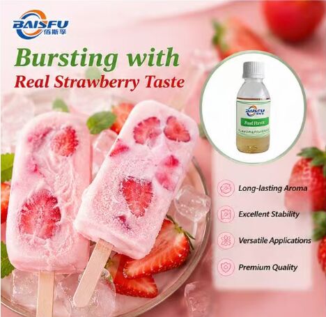Strawberry Emulsified Flavor Heat Resistant Viscous Emulsion For Cake Muffin Bread Danish Pastry Dessert Filling