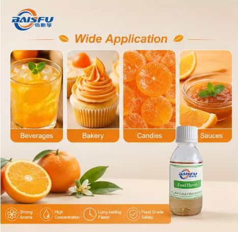 High Quality Orange Oil Flavor for Dark Milk White Chocolate Coating and Praline Filling