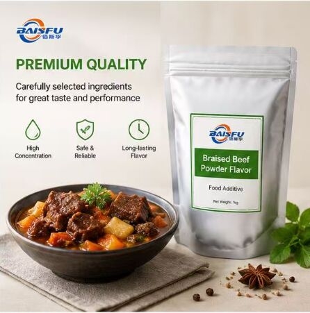 Natural Braised Beef Powder Flavor for Gravy Mix Stew Seasoning Powder and Savory Sauce Base