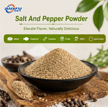 Premium Salt And Pepper Powder Flavor for Fried Snack Coating French Fries Seasoning and Potato Wedges