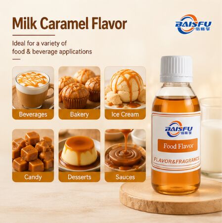 Premium Milk Caramel Flavor for Milky Toffee Creamy Candy and Soft Caramel Chew