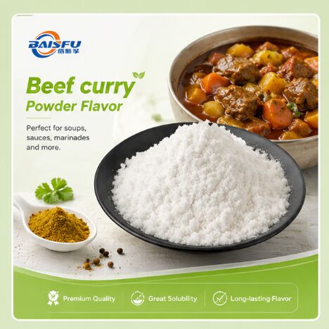 Natural Beef Curry Powder Flavor for Sausage Meatball Burger Patty and Plant Based Beef Substitute