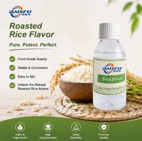 Concentrated Roasted Rice Flavor for Rice Cake Cookie Muffin and Sweet Pastry Dough