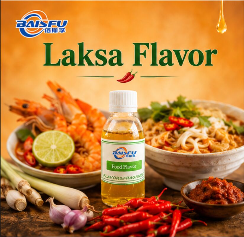Natural Laksa Flavor Food Grade Essence High Concentration Spicy Coconut Curry Aroma for Instant Noodle Sauce Seasoning