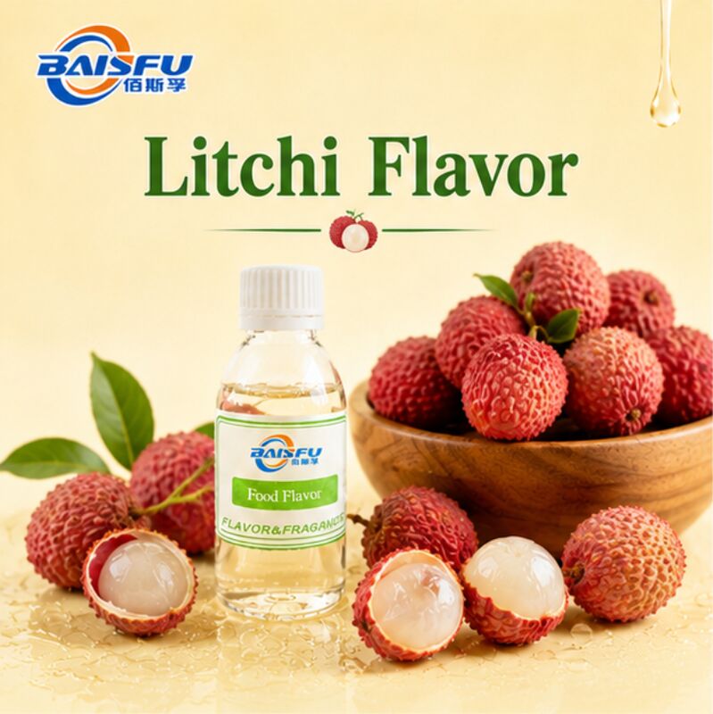 BAISFU Natural Litchi Flavor for Beverage Bakery Dairy High Concentration Food Grade Liquid Flavoring