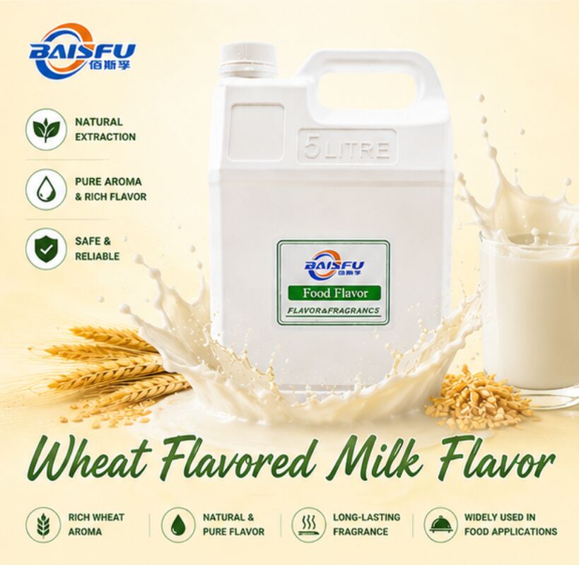 Premium Food Grade Wheat Flavored Milk Flavor for Bakery Delivering Rich Toasted Grain Aroma