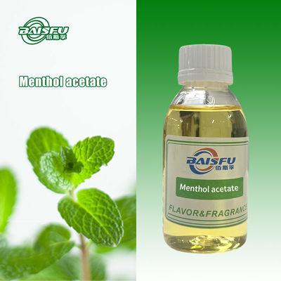 98% Menthyl Acetate CAS 89-48-5 Food Beverages Cosmetics Skin Care Beautiful Toilet Water Soap